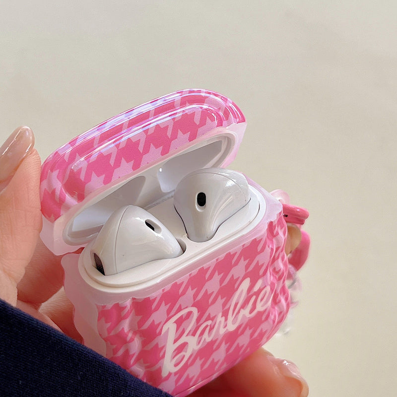 Caixa Airpods Pied Poule Barbie