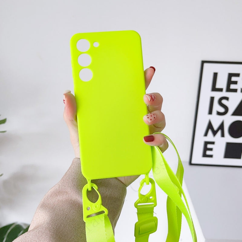 Capa Samsung Color com Alça Cordão