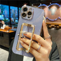 Capa iPhone Luxo Suporte Strass