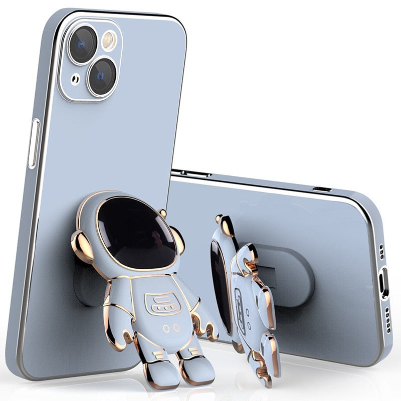 Capa iPhone Luxo Suporte Astronauta